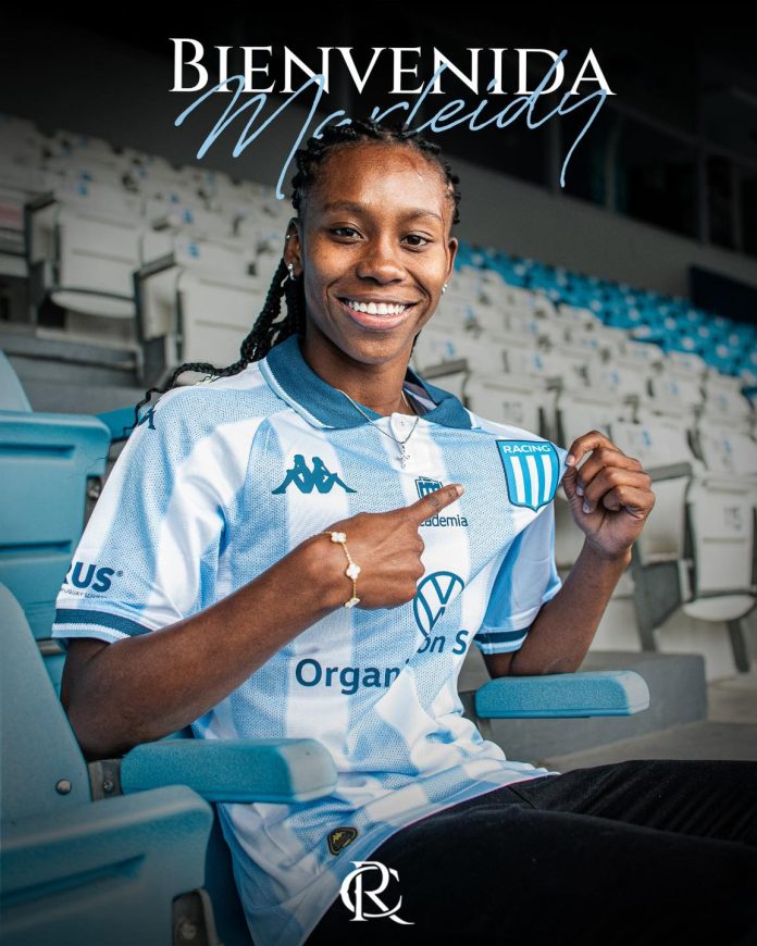 Marleidy Cossio, presentada en Racing de Argentina