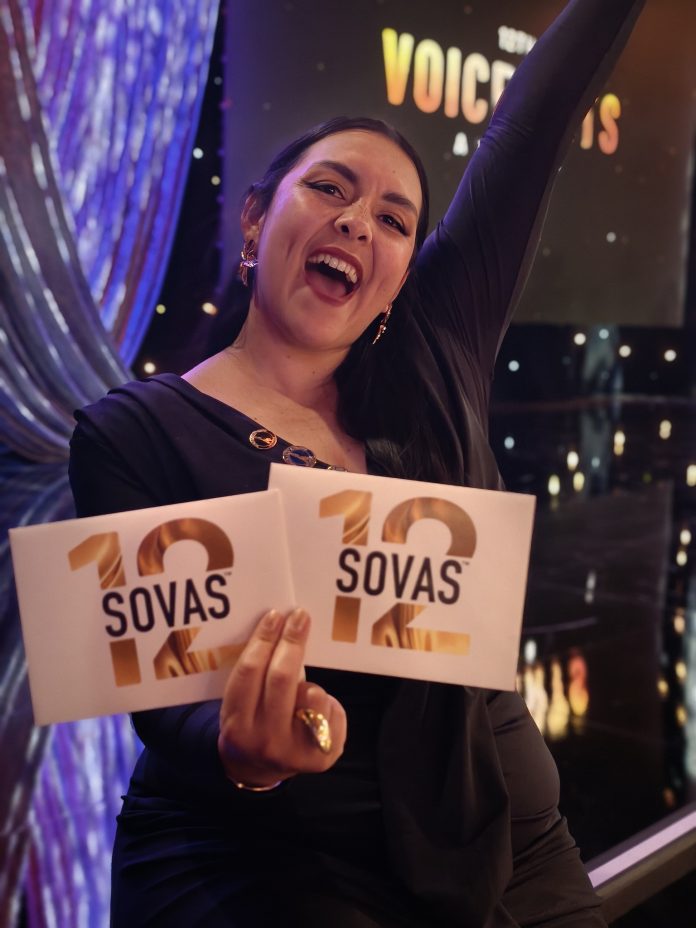 Laura, primera pereirana en conquistar los Premios Sovas