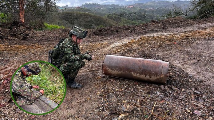 Ejército neutralizó explosivos en vías de Antioquia y evitó atentados contra la población civil
