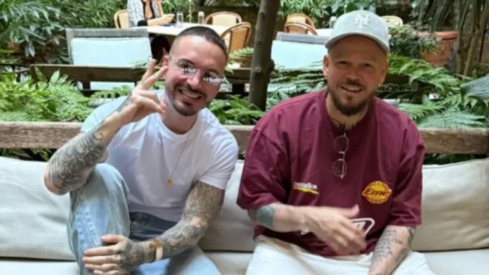 J Balvin sella una nueva reconciliación y publica foto con Residente: “La razón la tiene el tiempo”