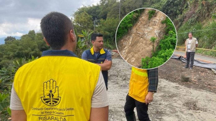 Risaralda, en alerta total por riesgo de deslizamientos ante intensas lluvias
