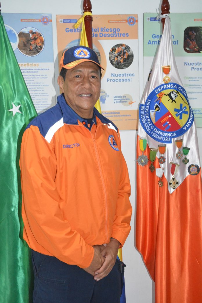 Alfredo Muñoz: Quince años al frente de la Defensa Civil de Risaralda
