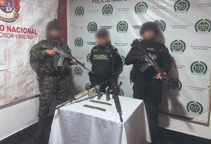 Fusiles del Clan del Golfo caen en manos de las autoridades