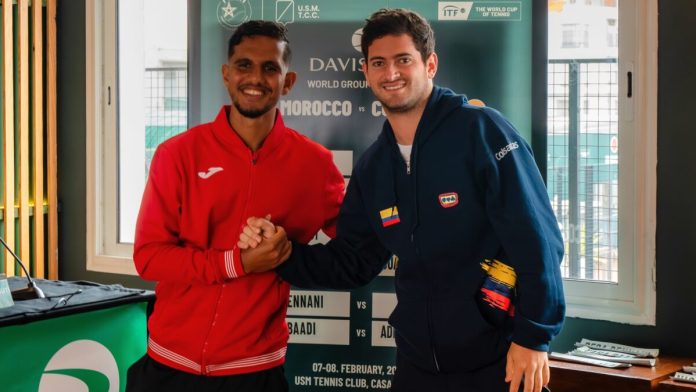 Listos los duelos entre Colombia y Marruecos por la Copa Davis