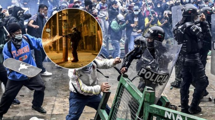 Identifican a uniformado implicado en agresión durante el Paro Nacional que dejó a una joven con pérdida ocular