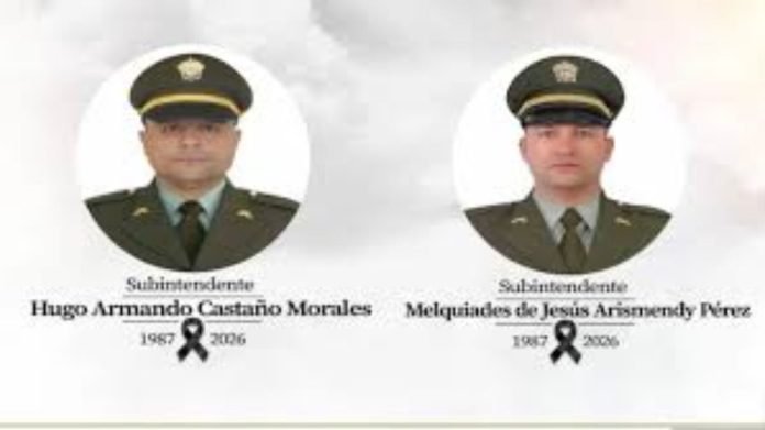 Ataque armado deja dos policías muertos en Anorí durante labores de vigilancia