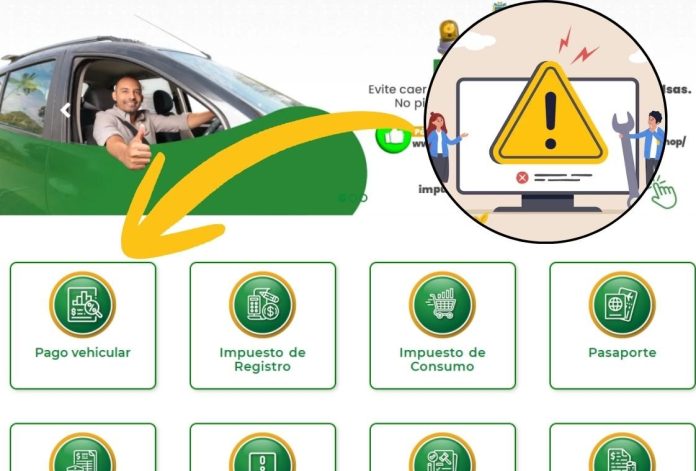 Fallas en la página de la Gobernación impiden aprovechar el descuento en el pago del impuesto vehicular