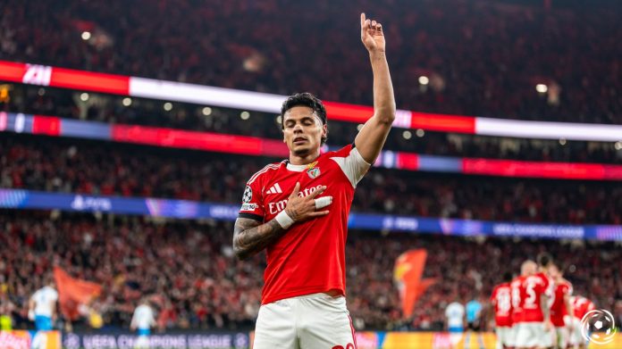 Richard Ríos se reincorpora al Benfica tras su lesión y apunta a la serie ante el Real Madrid