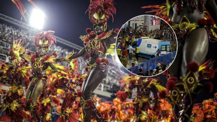 Carroza provoca accidente en el Sambódromo de Río y deja dos heridos durante el carnaval