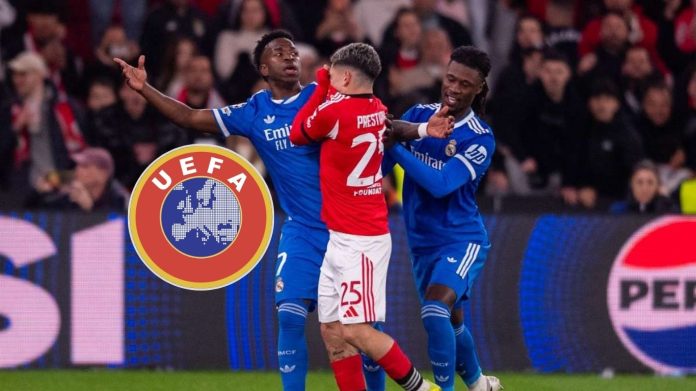 UEFA abre indagación por presunto acto racista en duelo entre Benfica y Real Madrid