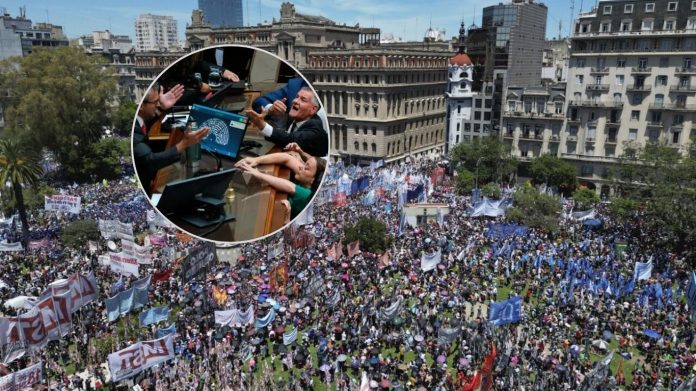 Huelga general paraliza Argentina en rechazo a la reforma laboral impulsada por Javier Milei
