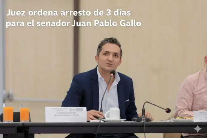 Juez sanciona a  Gallo y decreta arresto de 3 días 